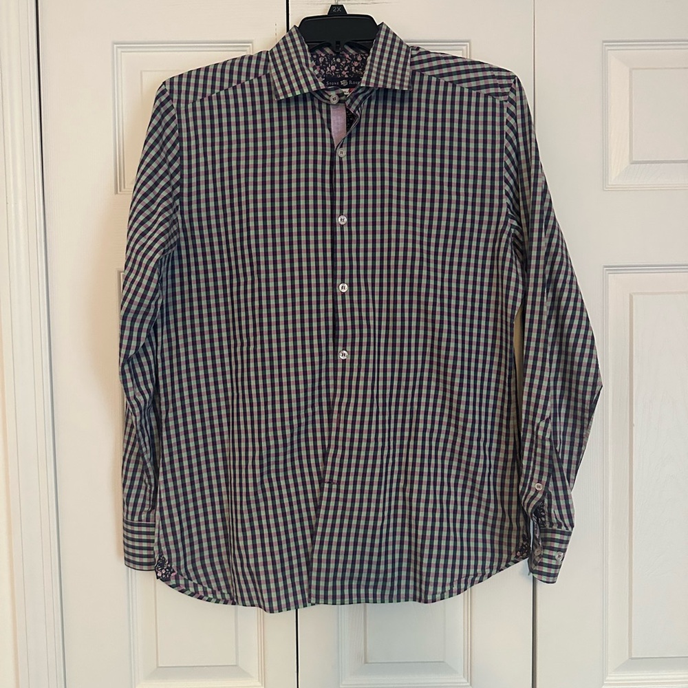 Stone Rose  Checkered Shirt